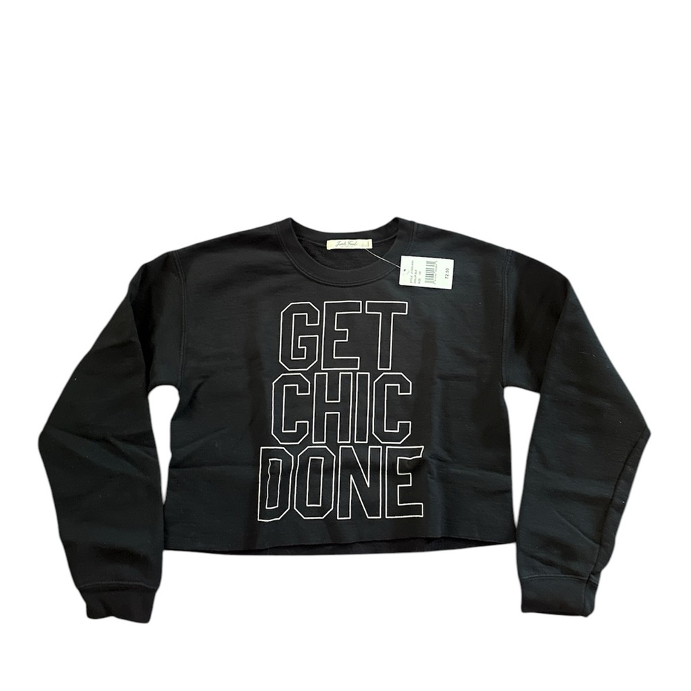 Junk food crop sweater